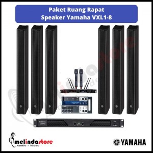 Paket Sound System Masjid Indoor Speaker Yamaha VXL1-8 | 6 Speaker